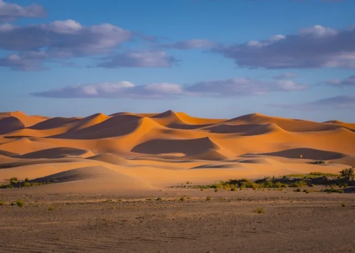 5 Days Tour From Marrakech To Fes crossing Atlas Mountains, kasbahs, valleys, and Sahara Desert landscapes in Morocco