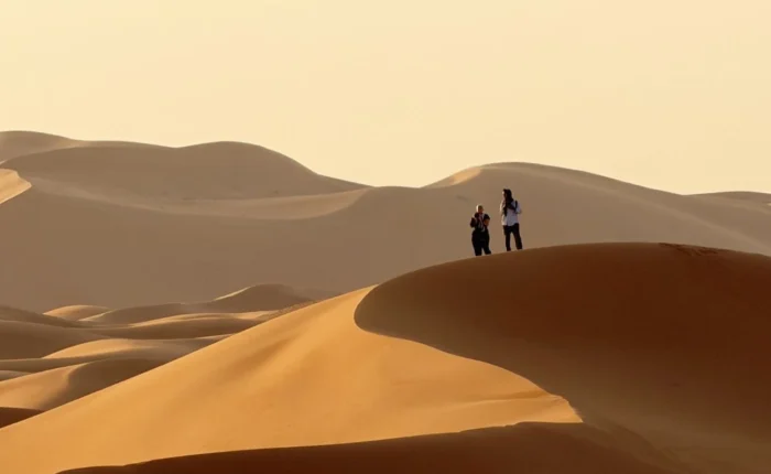 Morocco Odyssey 7 Days Adventure From Marrakech featuring camel trekking in the Merzouga Desert and stunning Sahara landscapes