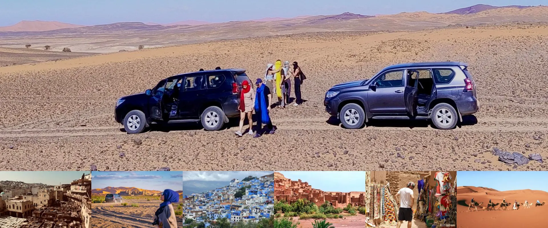 Morocco Travel Itinerary 10 Days featuring Marrakech, the Sahara Desert, Fes, Chefchaouen, and Casablanca