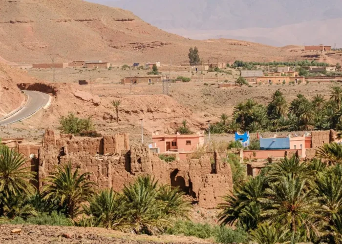 10 Day Morocco Itinerary from Casablanca featuring Chefchaouen, Fes, Sahara Desert, Ait Ben Haddou, and Marrakech